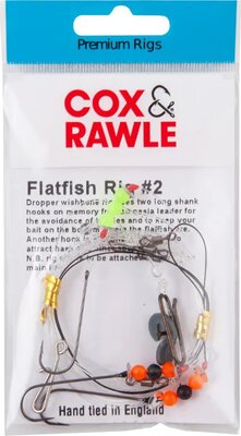 Cox & Rawle Flatfish Rig (3-Hook Dropper Wishbone Rig) Sz2